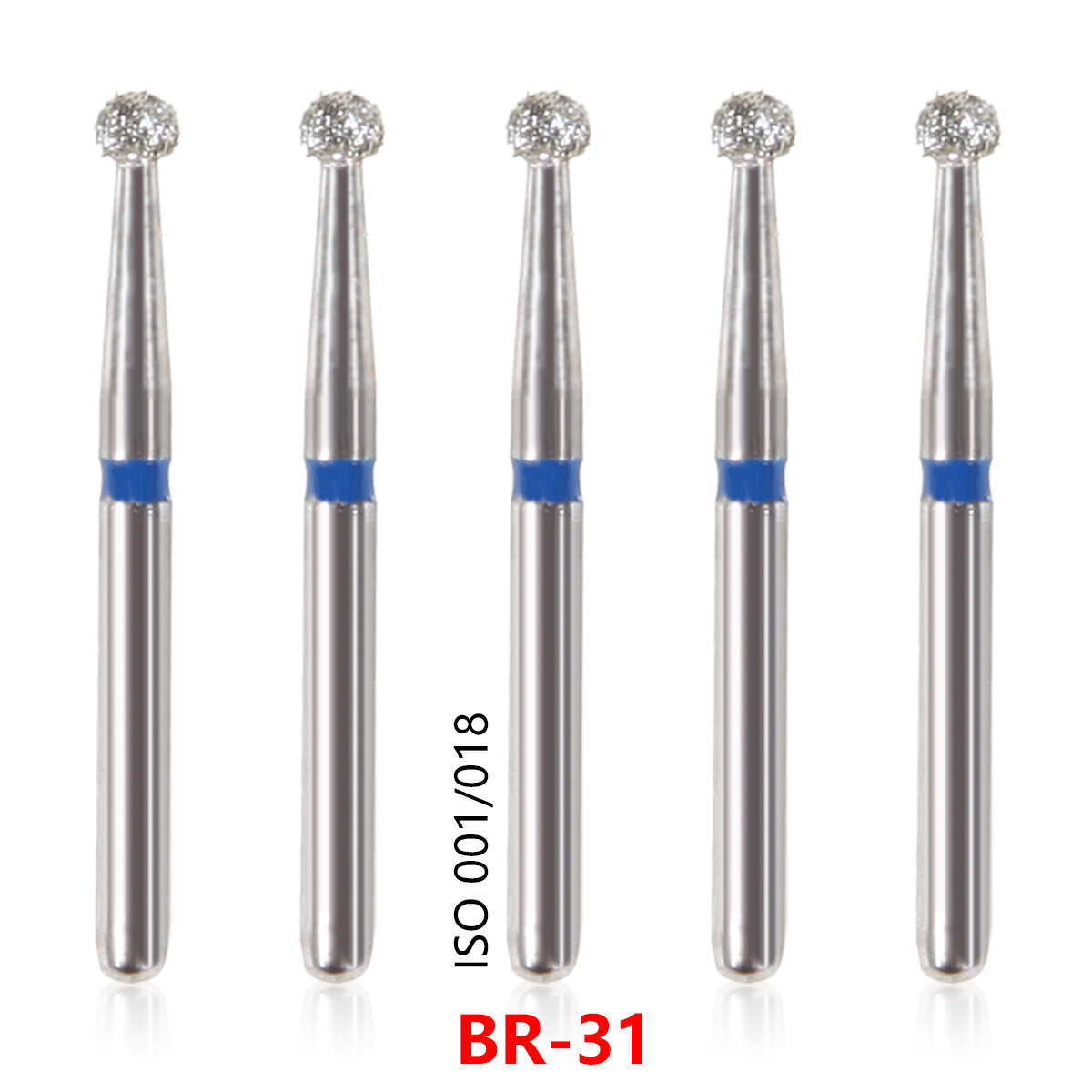 100x Brocas de fresa de diamante para dentista dental Taladro FG 1,6 mm 20 OEM