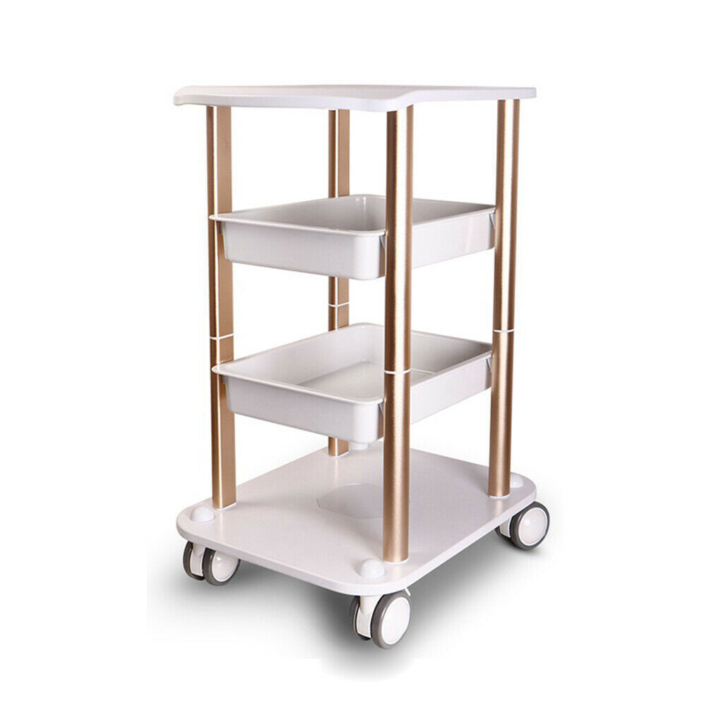 Rolling Cart Salon SPA Trolley Stand For Cavitation Beauty Machine Instrument US