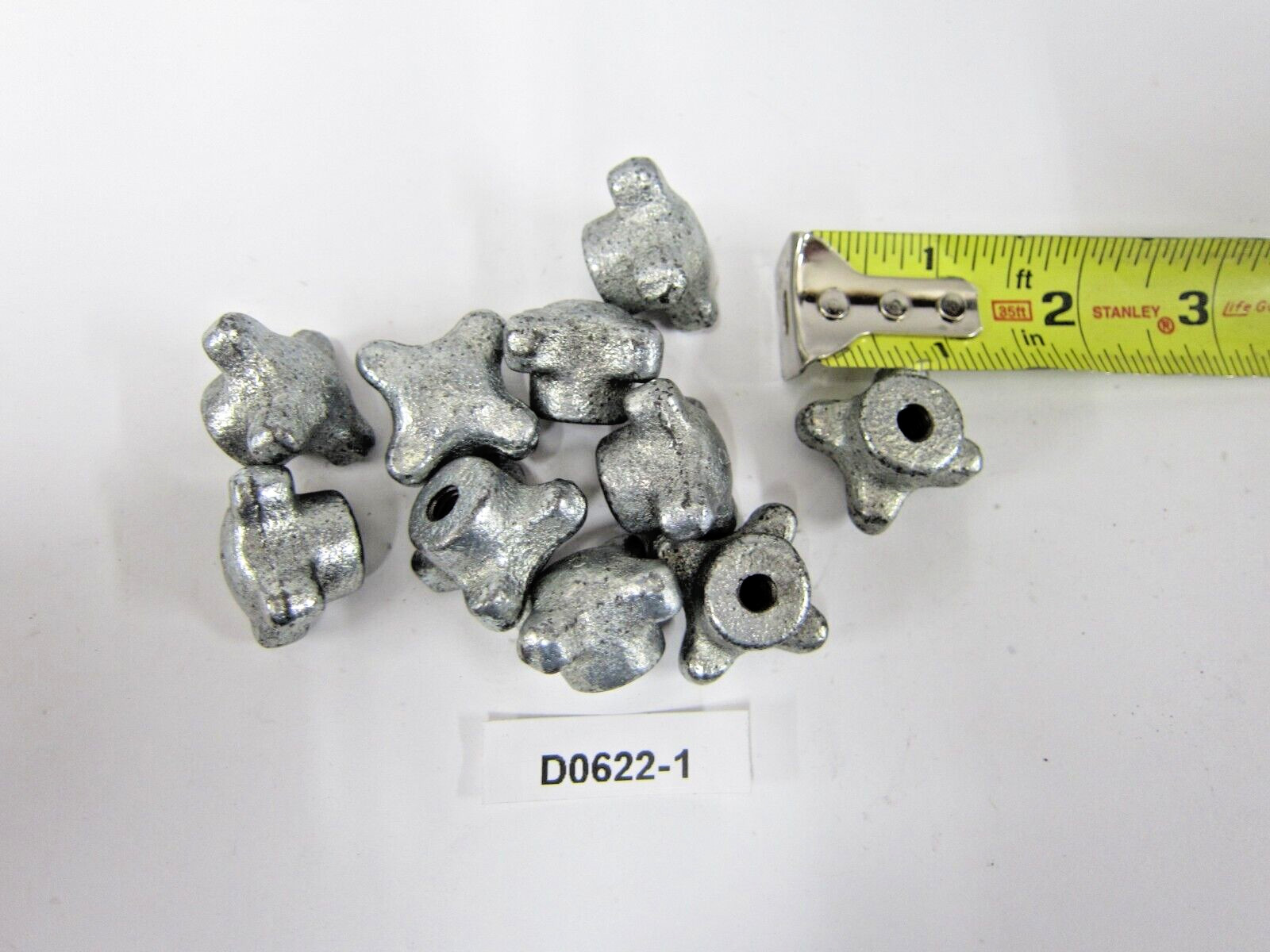 FIXTURE Wing Knobs, 1.2″ Head Length, 3/4″ Depth, 1/4-20 Hole, 10 PK D0622-1 F