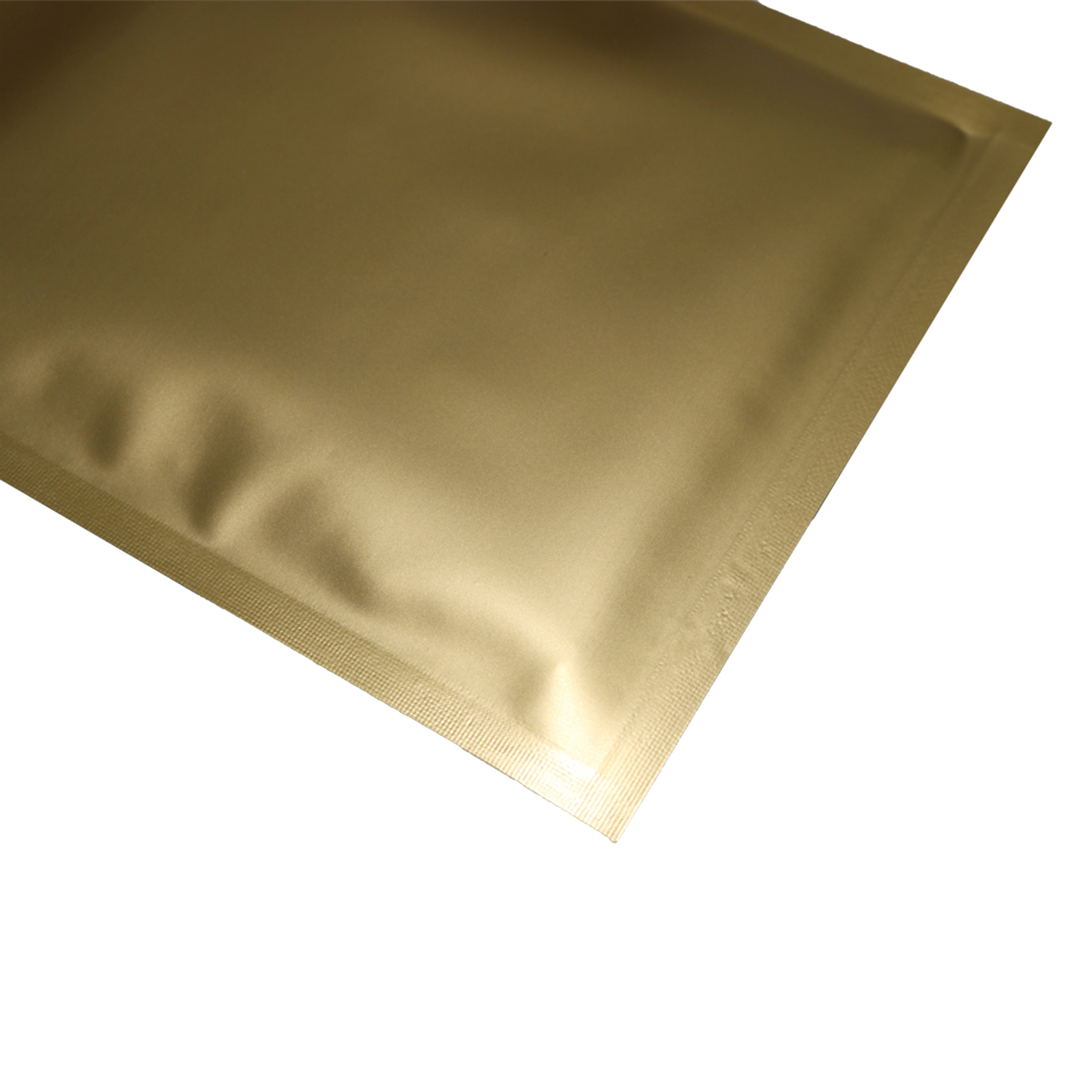 100/200/500 Matte Gold Smell Proof Mylar Foil Bags Resealable Zip Seal Pouch