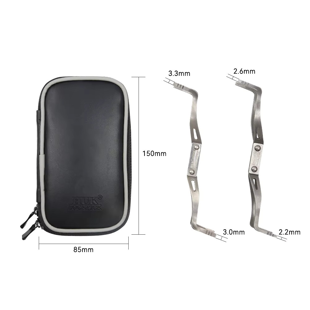 20 Pieces Civil Stainless steel Tool Canvas Bag With Zipper Set LED double light