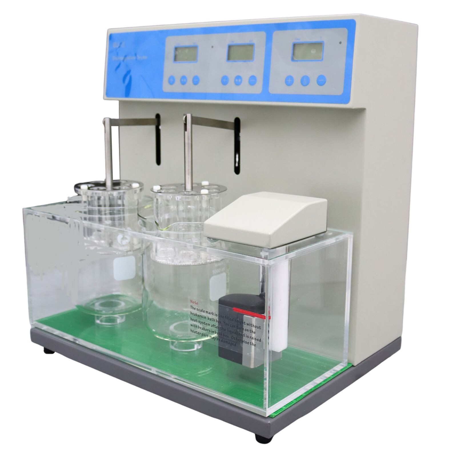 Double Cups Tablet Disintegration Tester Lab Disintegration Time Limit Tester