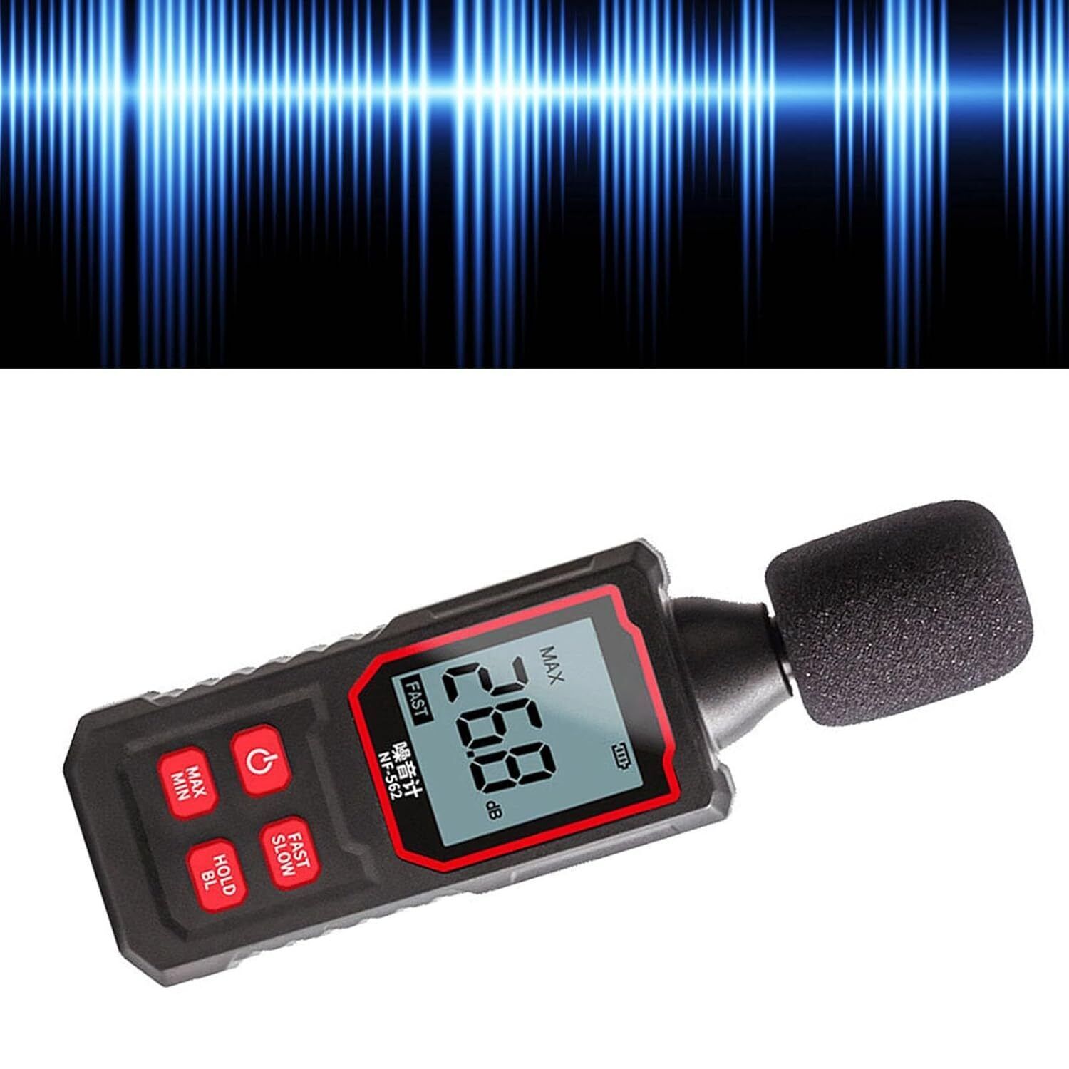 Portable digital sound meter professional precise decibel tester 30-130dB