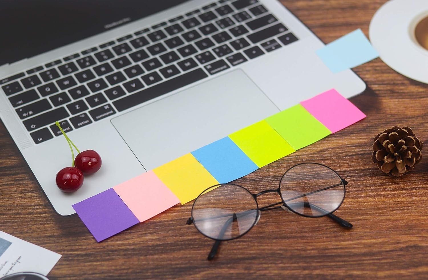 Colorful 1.5×2 Inch Sticky Notes – 24 Pads, Perfect for Office, Home, & School