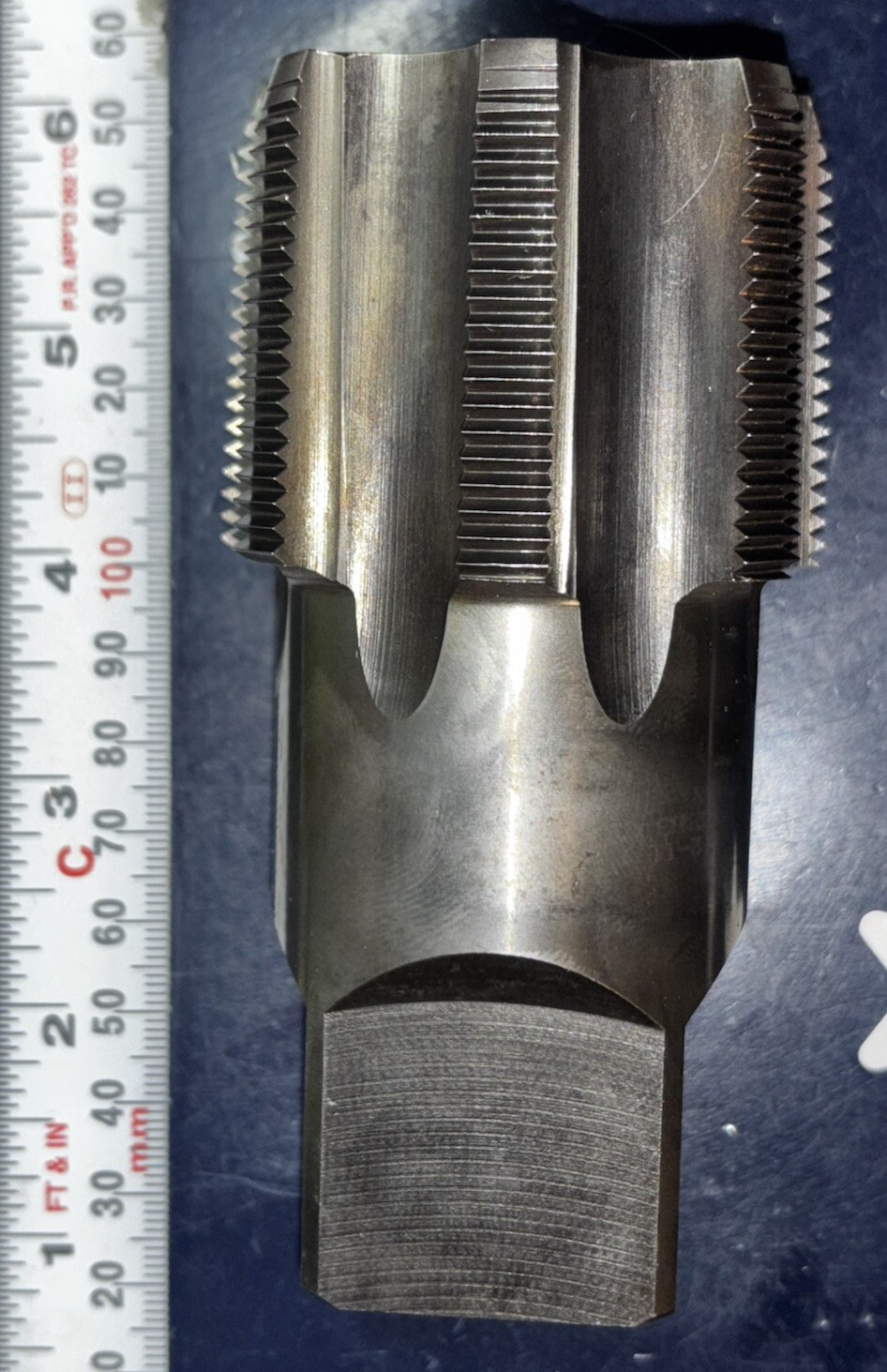 R&N 2 in. – 11-1/2 NPT Pipe Tap 7FL HSS 2”-11-1/2 2” 11-1/2tpi Standard USA