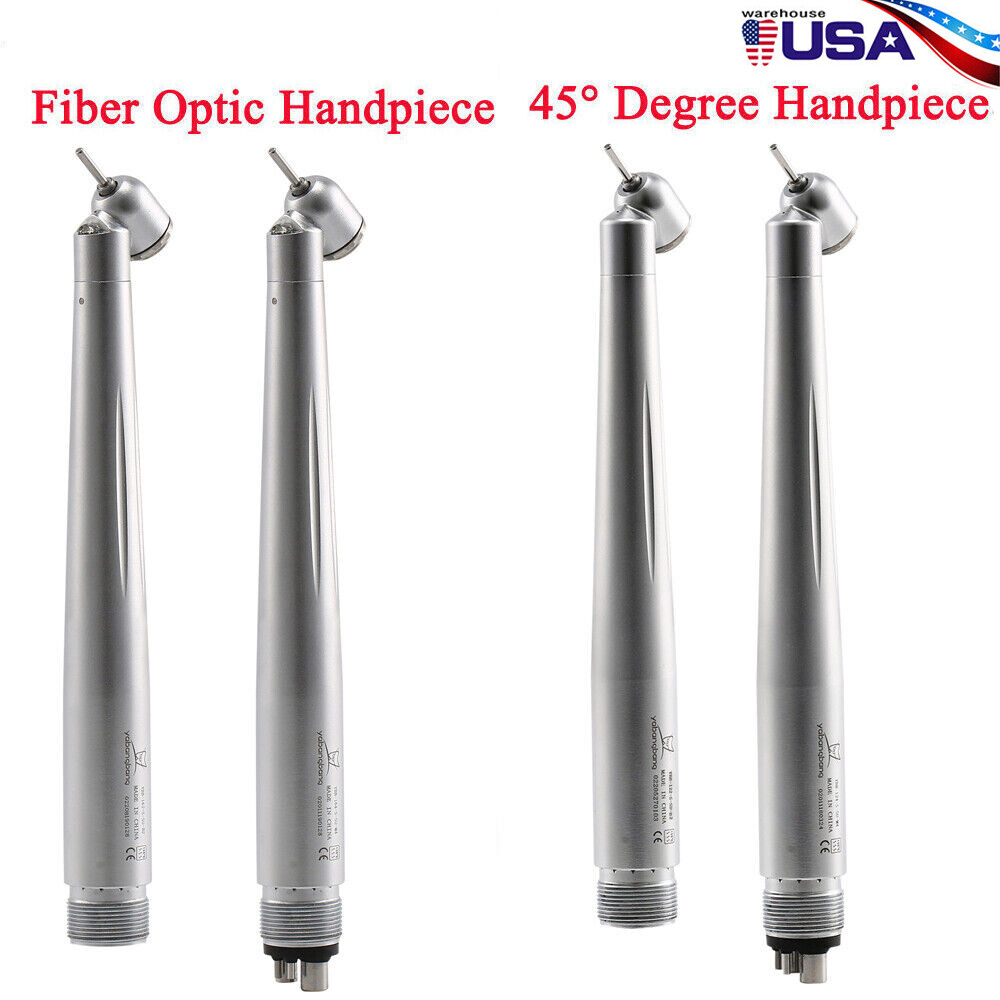 Dental Surgical High Speed /LED Handpiece 45° Degree Turbine 2/4H Fit KAVO NSK