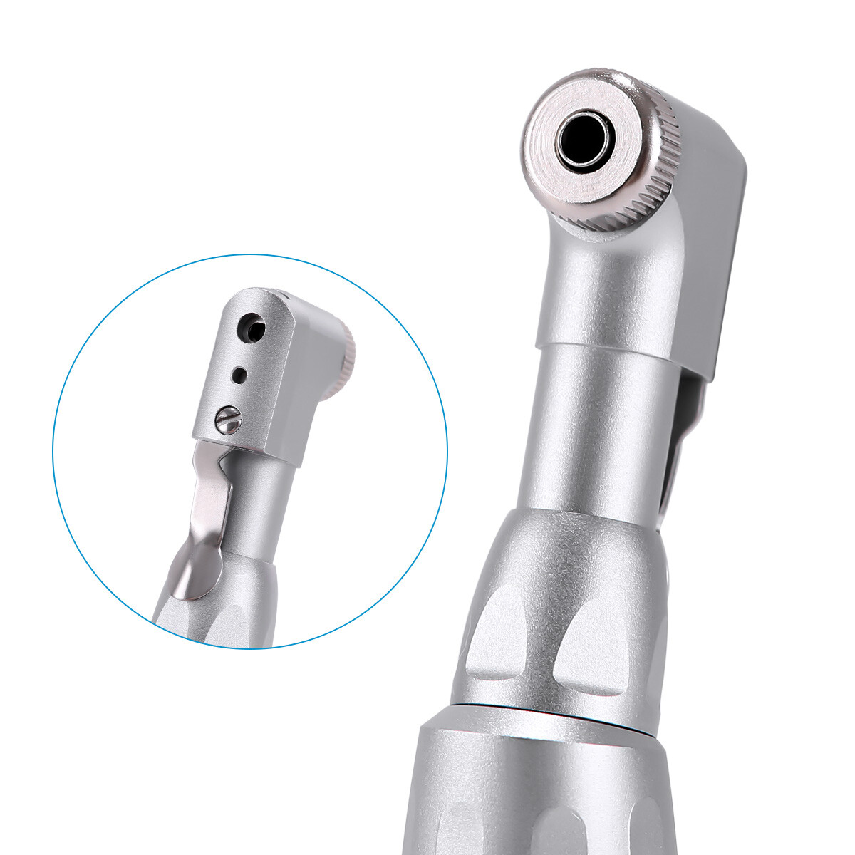 AZDENT Dental Handpiece Slow Low Speed Contra Angle E-type Push Button Air Motor