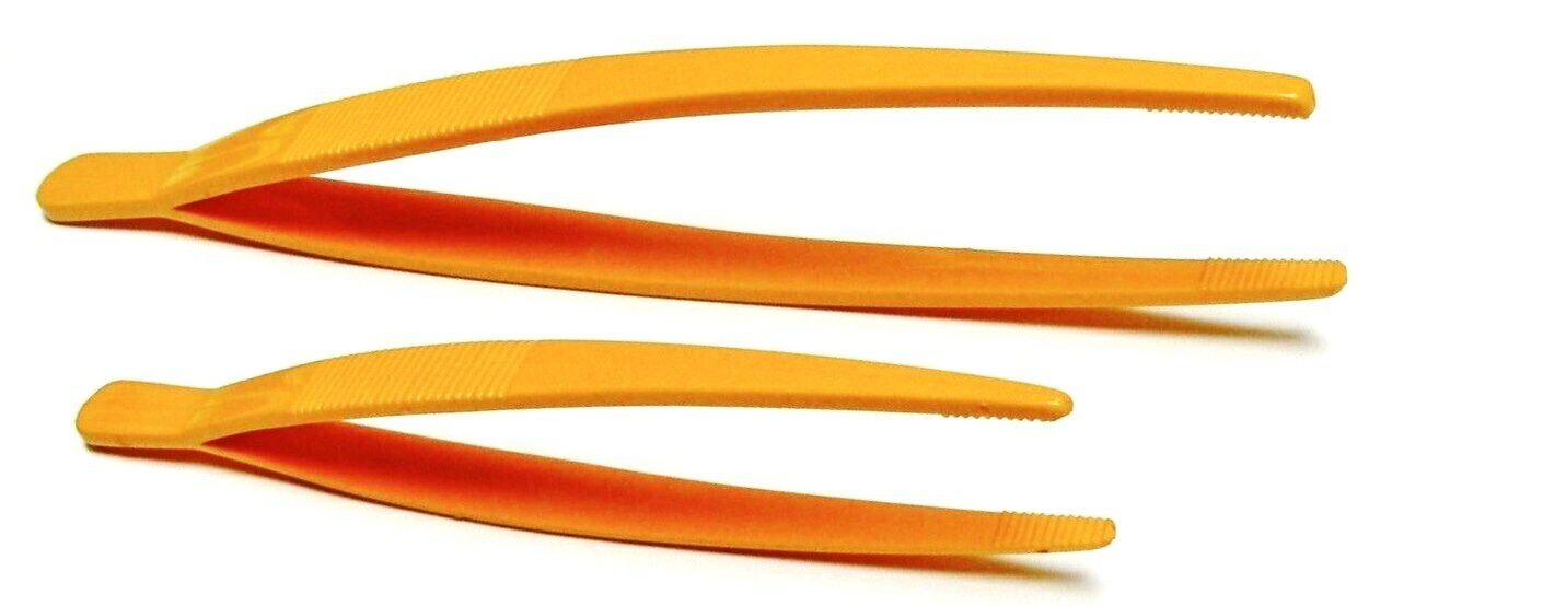 Plastic Tweezers Set of 2 Forceps General Purpose Tweezer Plastic 7″ & 10″ Long