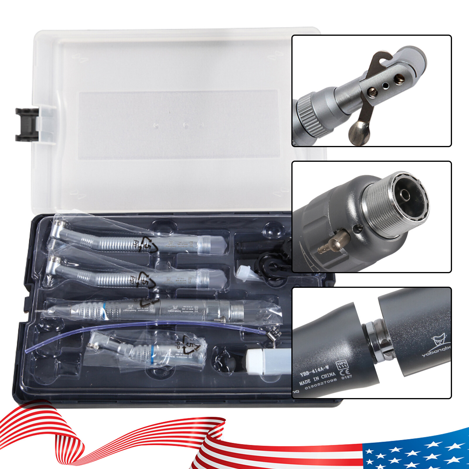 NSK Style Dental High & Low Speed Handpiece Kit Air Turbine 2 Hole st