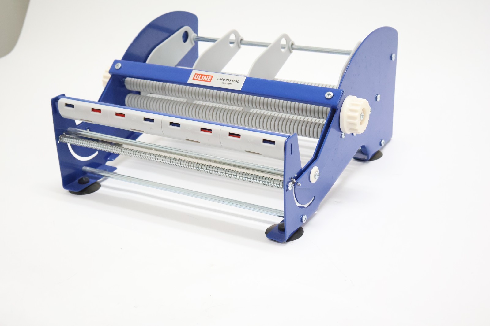 Uline H-1138 Multiple Roll Tape & Label Dispenser – Heavy Duty Metal – 6″ Wide