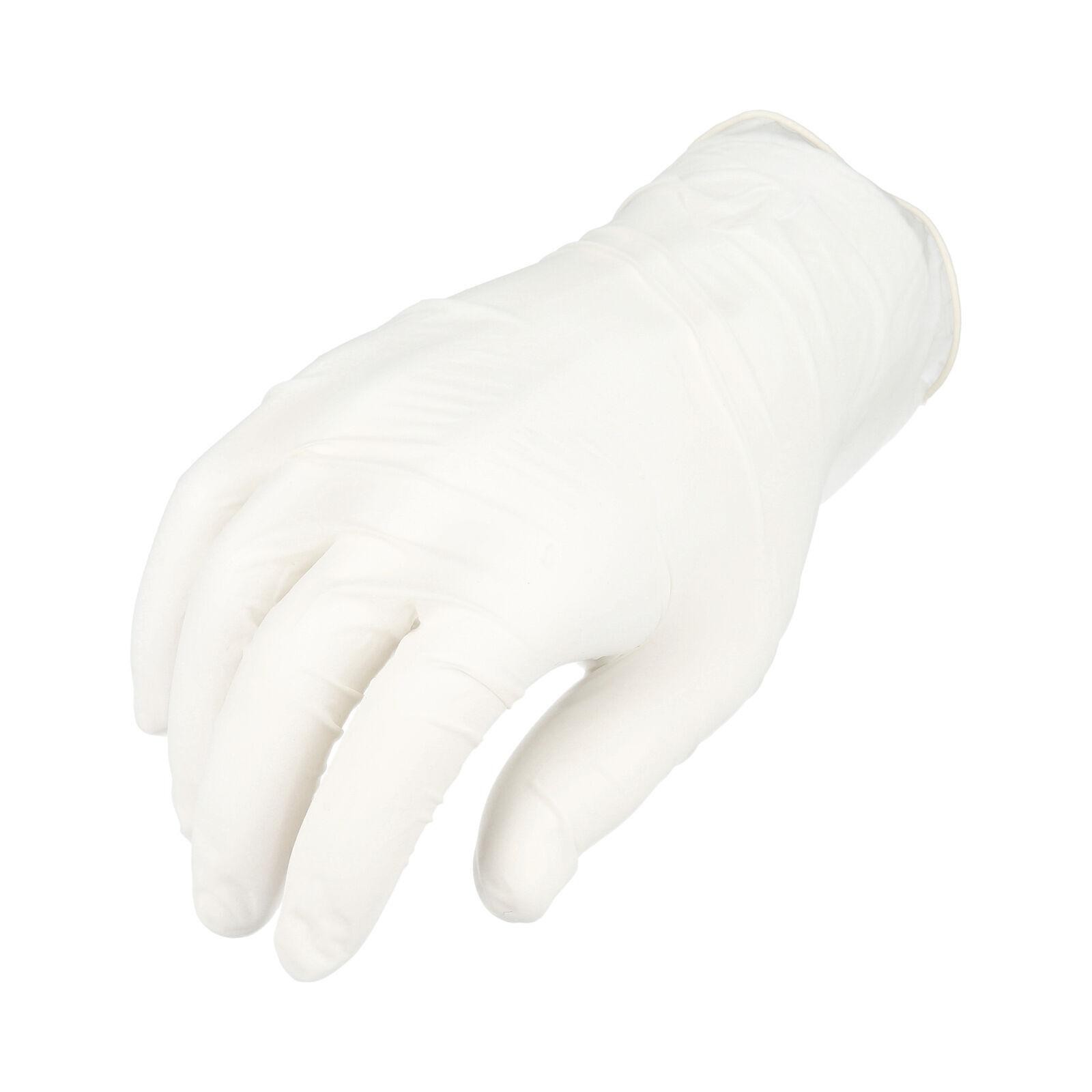 1000 Pieces 4.5 Mil Latex Disposable Powdered Industrial Gloves Large