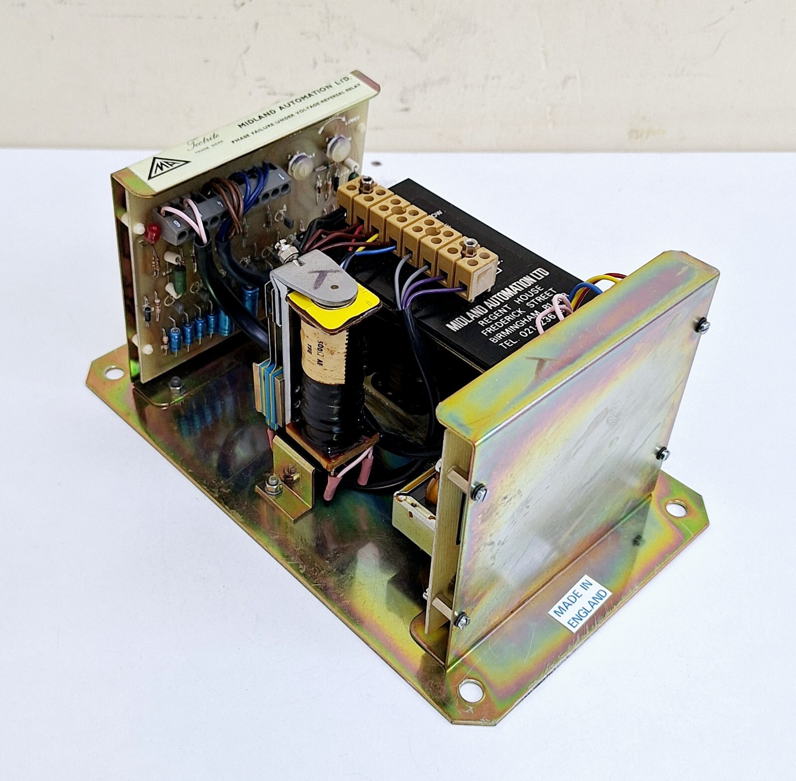 Midland Automation BEP0103 (LED) Phase Failure Undervoltage Reversal Relay