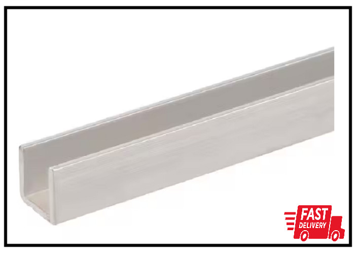 3/8 In. Wide (Inside) X 8 Ft. Aluminum Trim Channel