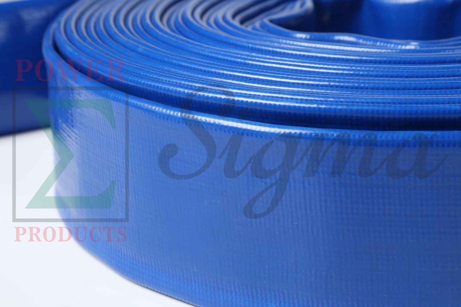 Sigma 1″ IN X 300′ Ft PVC Lay Flat Agricultural Pump Discharge Hose & Camlock