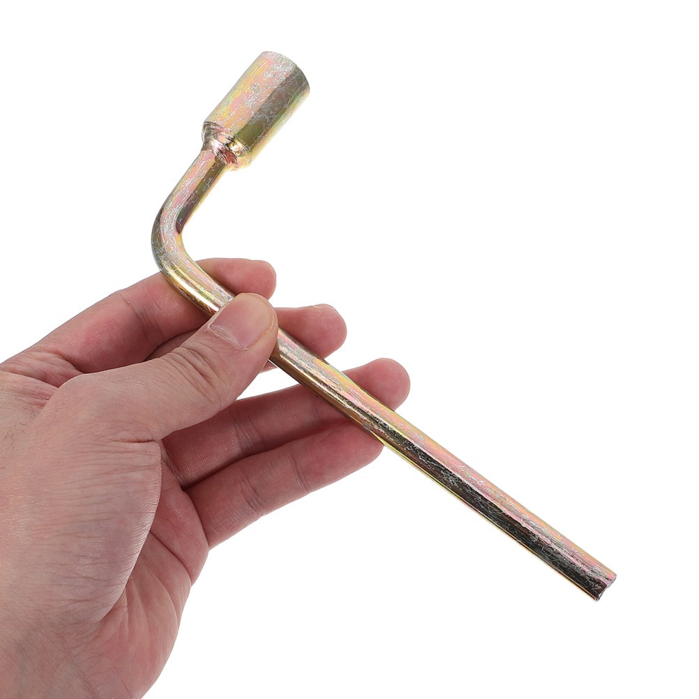 Golden Oxygen Bottle Wrench with High Compatibility and Slip Resistant Handle