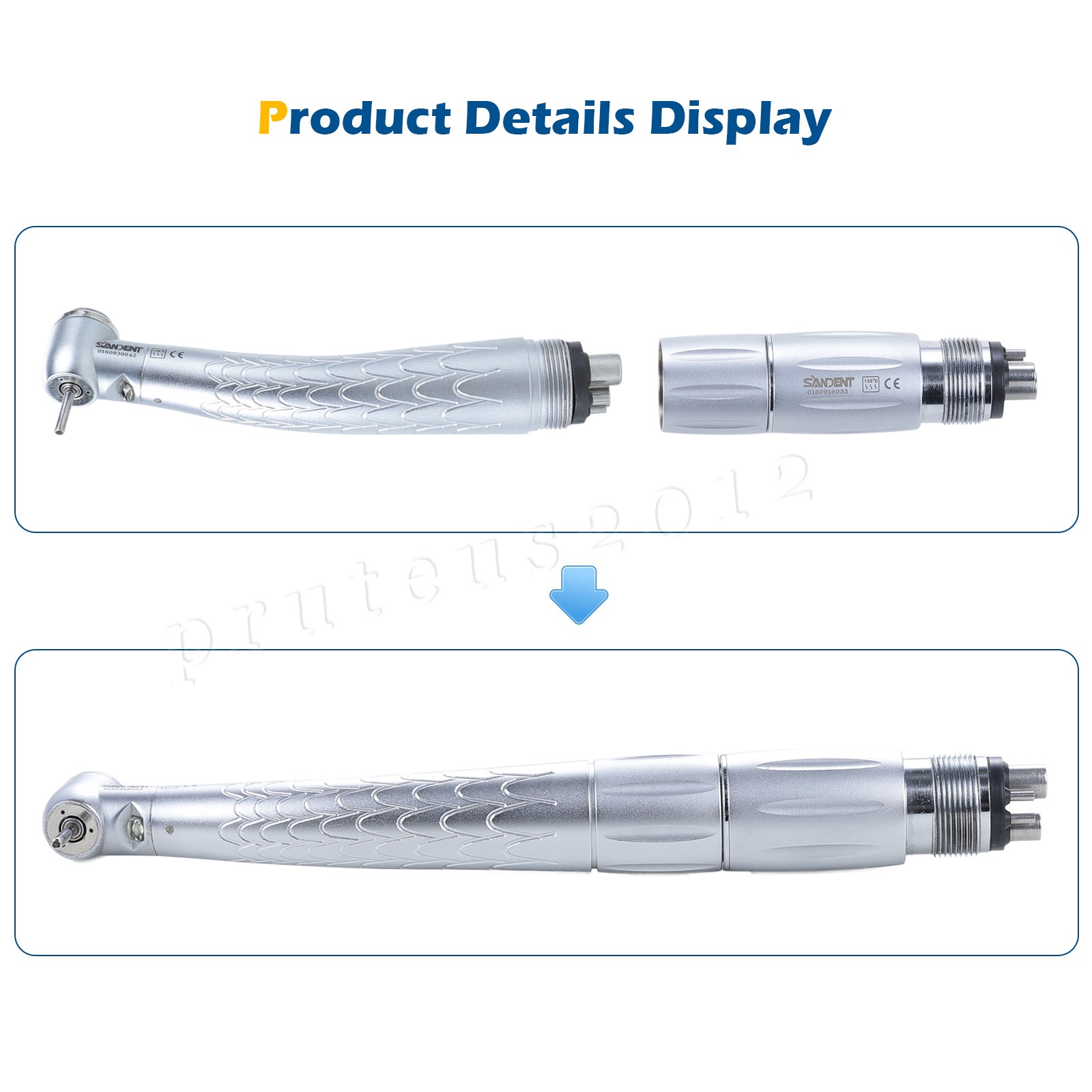KaVo Style LED Fiber Optic Fast Speed Handpiece Standard/Large/45° Angle Head