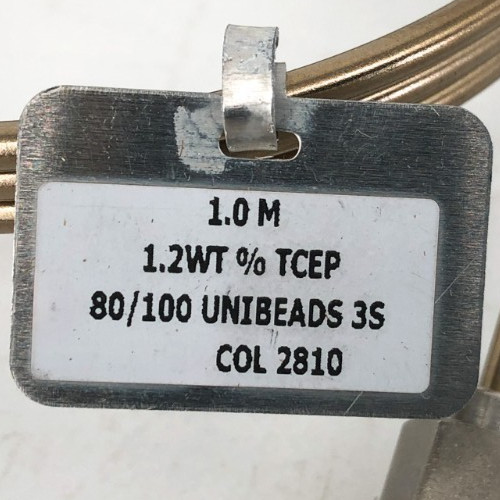 New Siemens COL2810 GC Column 1.0M 1.2WT% TCEP 80/100 UNIBEADS 3S 1/8″