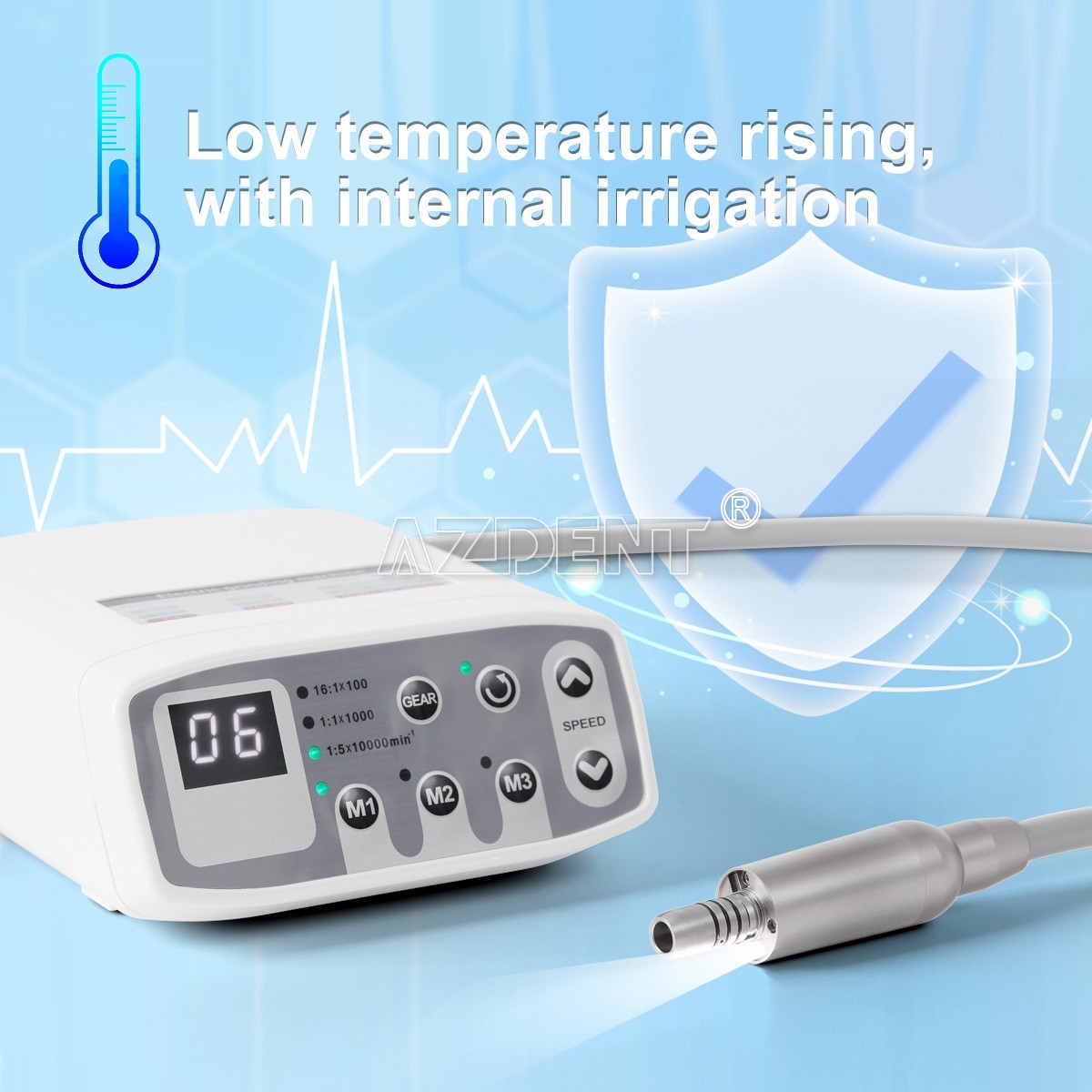 NSK Style Dental Brushless LED Electric Micro Motor 1:1 /1:5 /1:4.2 Handpiece
