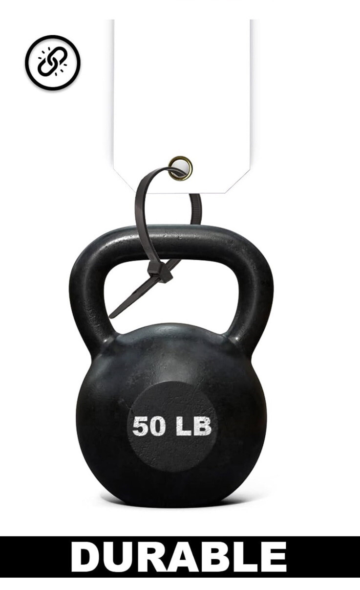 20 Blank Heavy Duty 15Mil Vinyl Waterproof Plastic Tags Equipment Valve Backpack