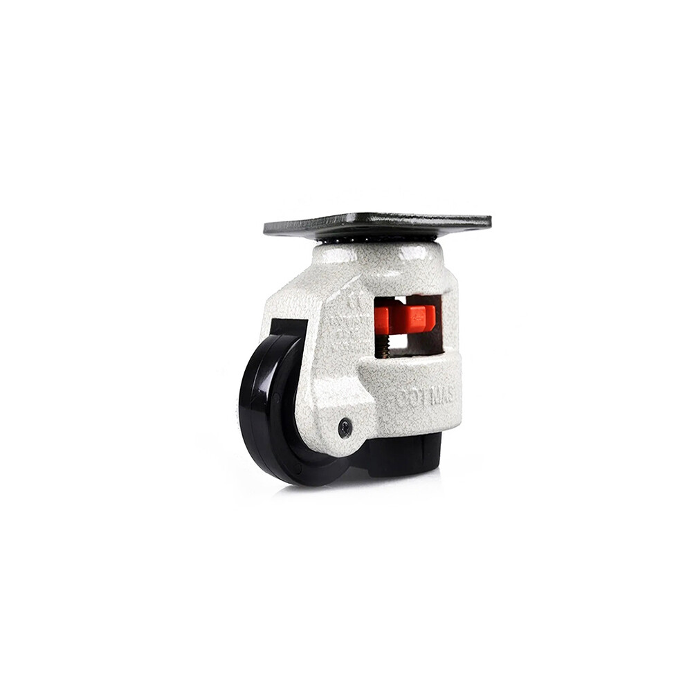 4PCS Leveling Machine Caster with Rubber Pad, Retractable Workbench Caster Wheel