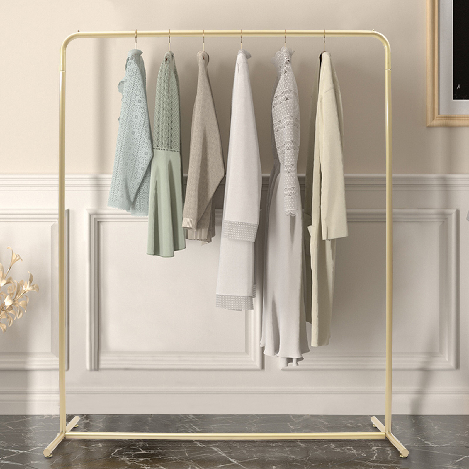 Heavy Duty Metal Clothes Rail Storage Garment Shelf Hanging Display Stand Rack