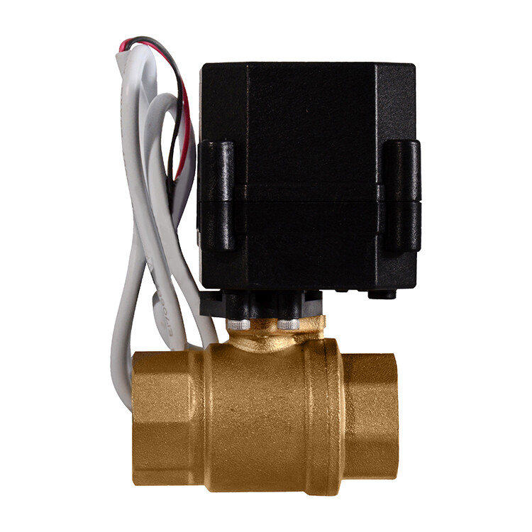 3/4″ 9-24V AC/DC Motorized Electric Ball Valve 9 12 to 24 Volt Slow Close 2 Wire