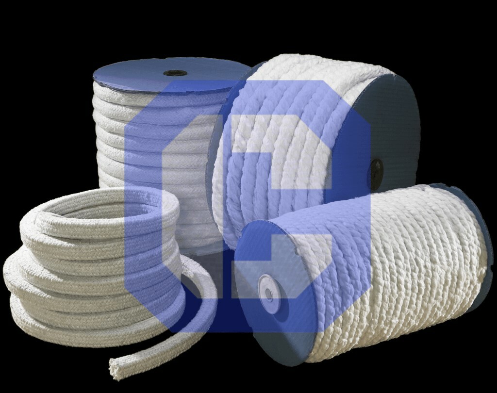 Ceramic Fiber Rope – 1/4 inch – (Round Braided) – 2300°F – 700 feet FULL ROLL