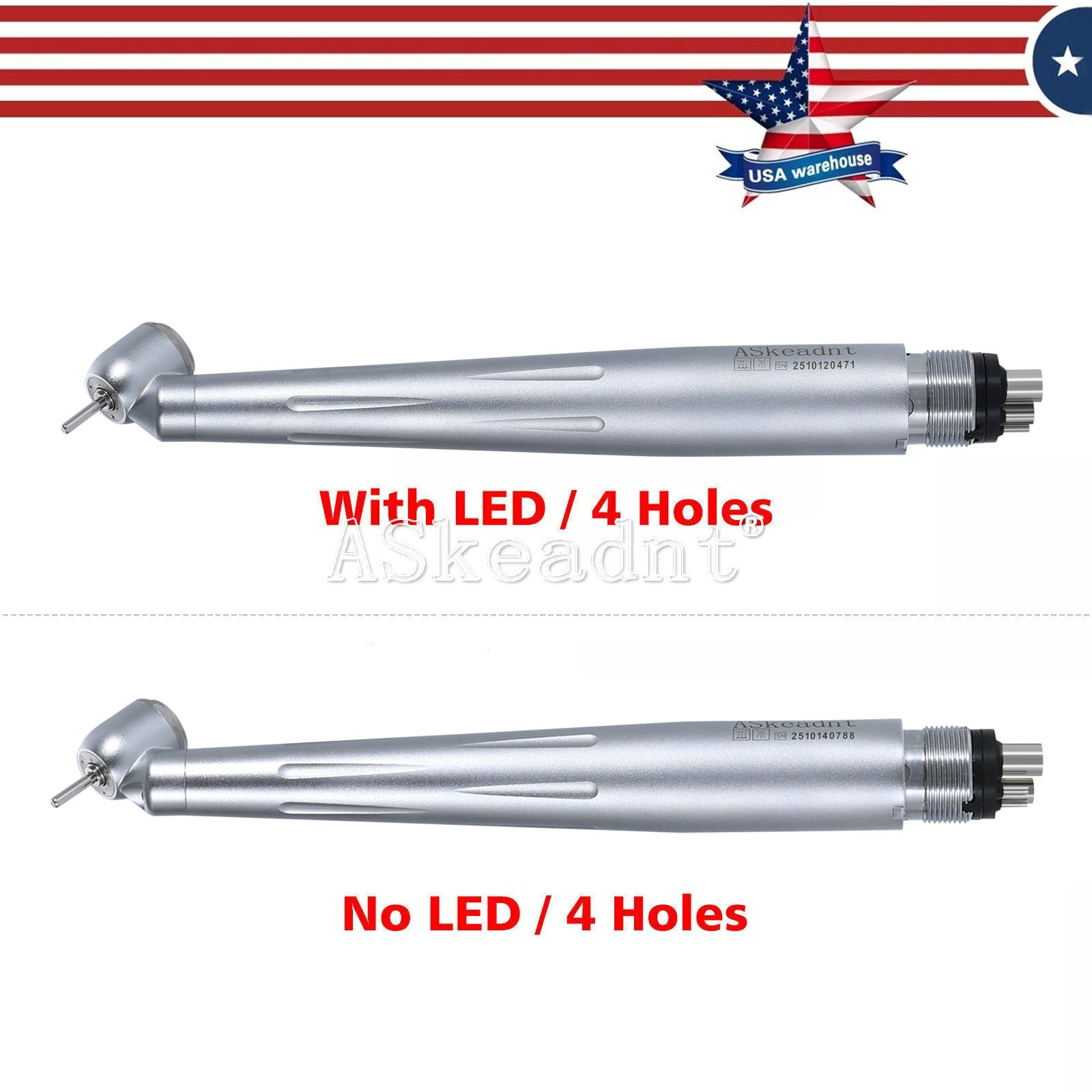 NSK Style Dental Handpiece PANA-MAX Turbine /45° LED Fiber Optic Turbina Ceramic