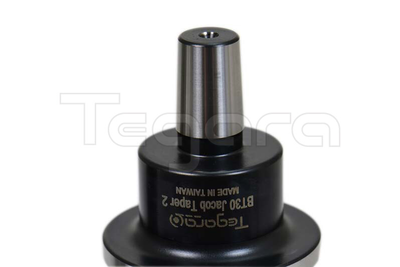 Tegara BT30 V-Flange Drill Chuck Adapter 2JT 45mm TIR .0002″ Taiwan New P[
