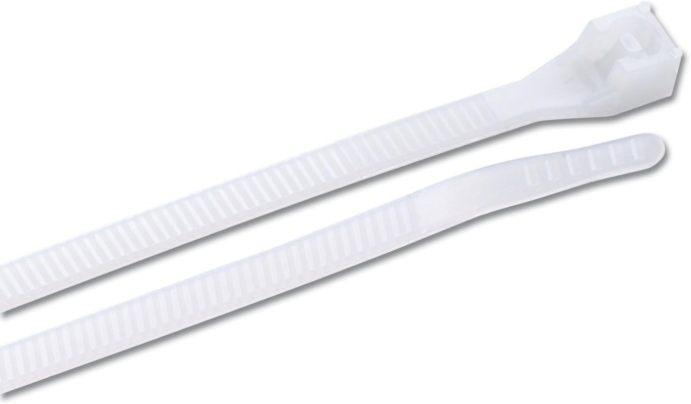 Durable 4-Inch Nylon Cable Ties – Self-Locking, 100 Count Pack for Secure Cables