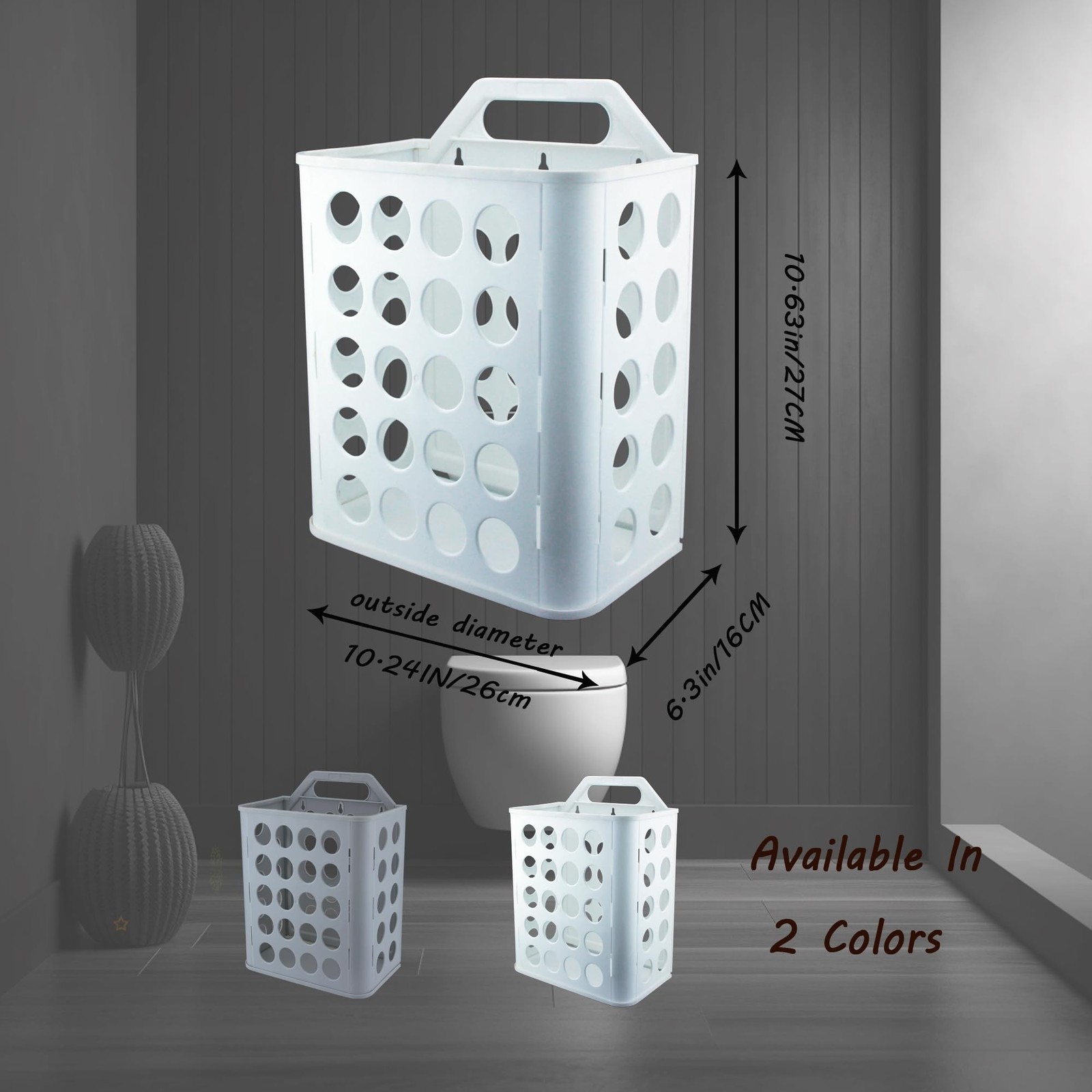 Plastic Bag Holder (2sets/pack) Grocery Bag Holder Dirty clothes basket and k…