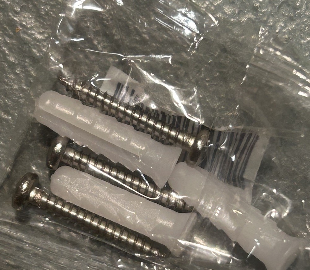 3 ++ Pounds Of Stainless Steel Screws and Plastic Wall Anchors