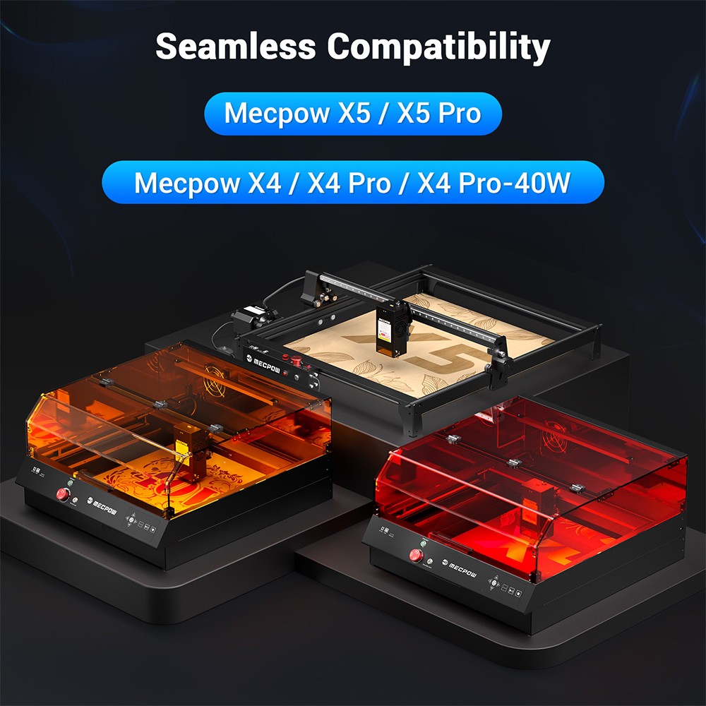 Mecpow B40W Laser Engraver Module for Laser Engraver,40W & 20W Cutting Head