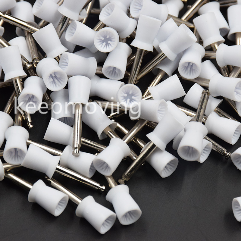 100/500/1000 Pcs Dental Rubber Latch Polisher Polishing Prophy Cup Bowl Brushes