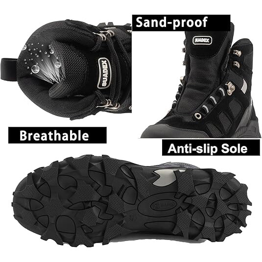 Unisex Adult Steel Toe Boots Indestructible Work Safety Construction Shoes US