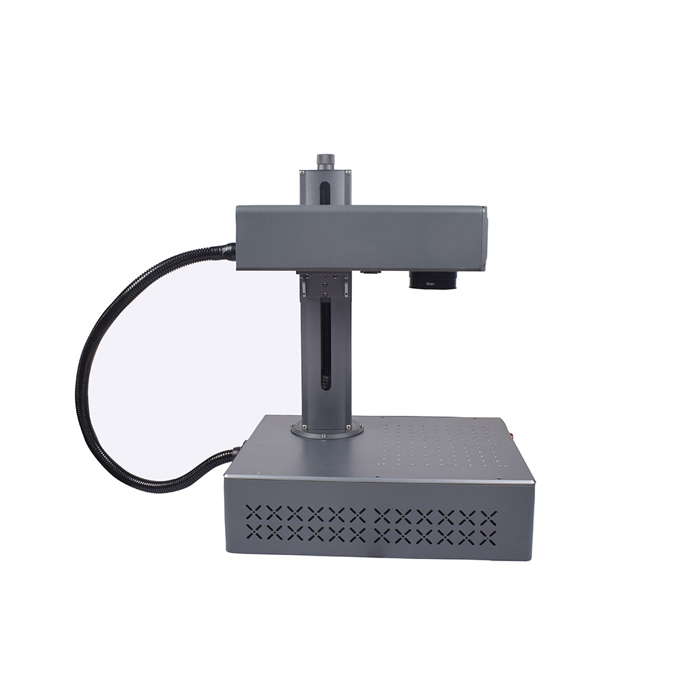 Auto Focus 100W JPT Mopa Fiber Laser Engraver Machine Color Marking Electronic Z