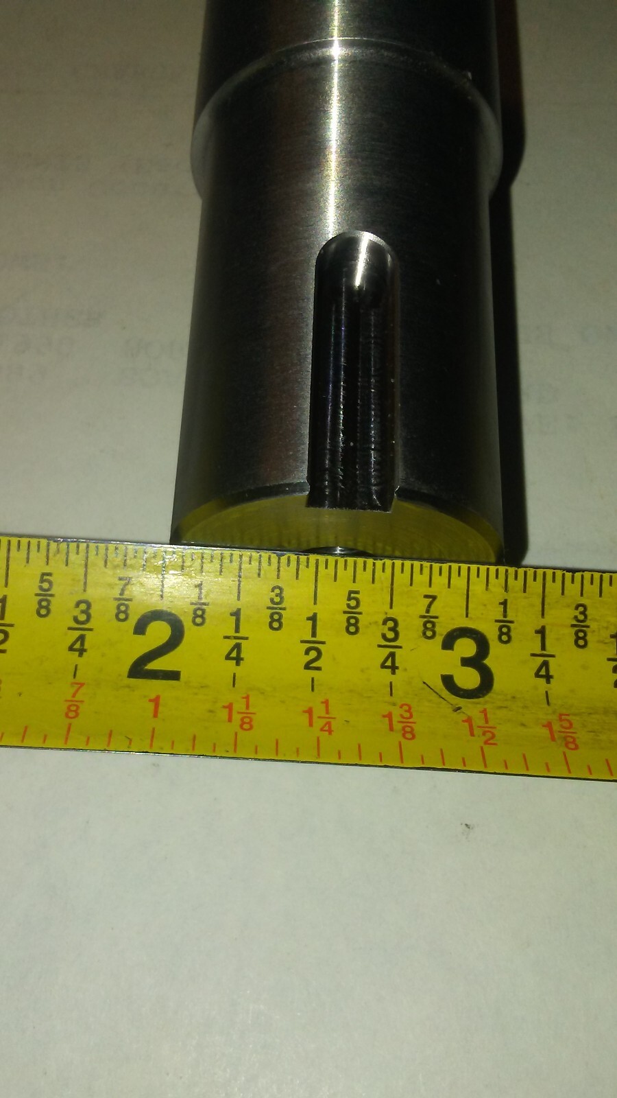 Crank shaft Adapter Taper to 1 1/8″ In. 1/4 key Briggs & Stratton Vanguard 37hp