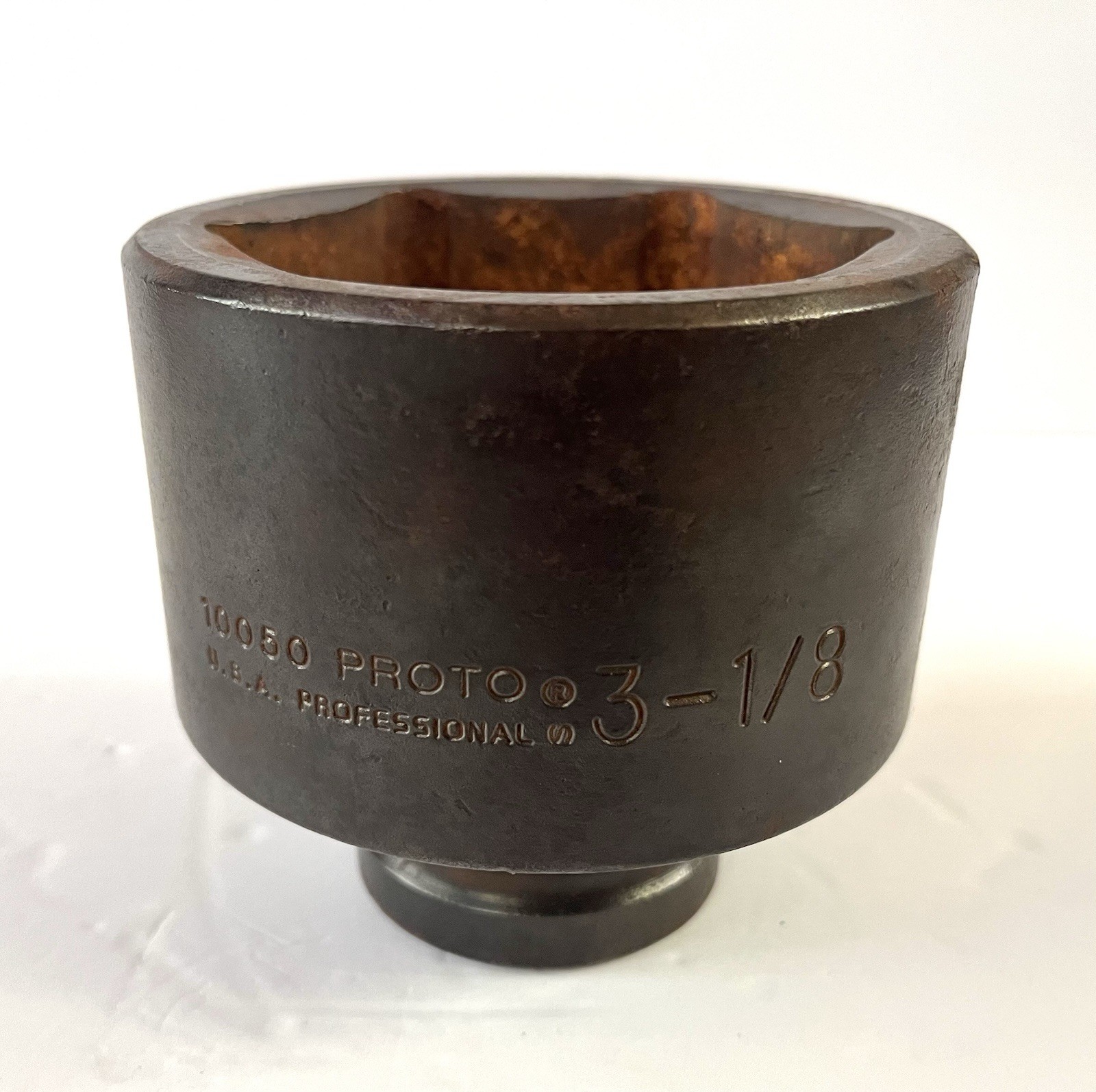 Proto 10050 Professional 3-1/8″ Impact Socket Hex Drive 6-Point 1” Drive