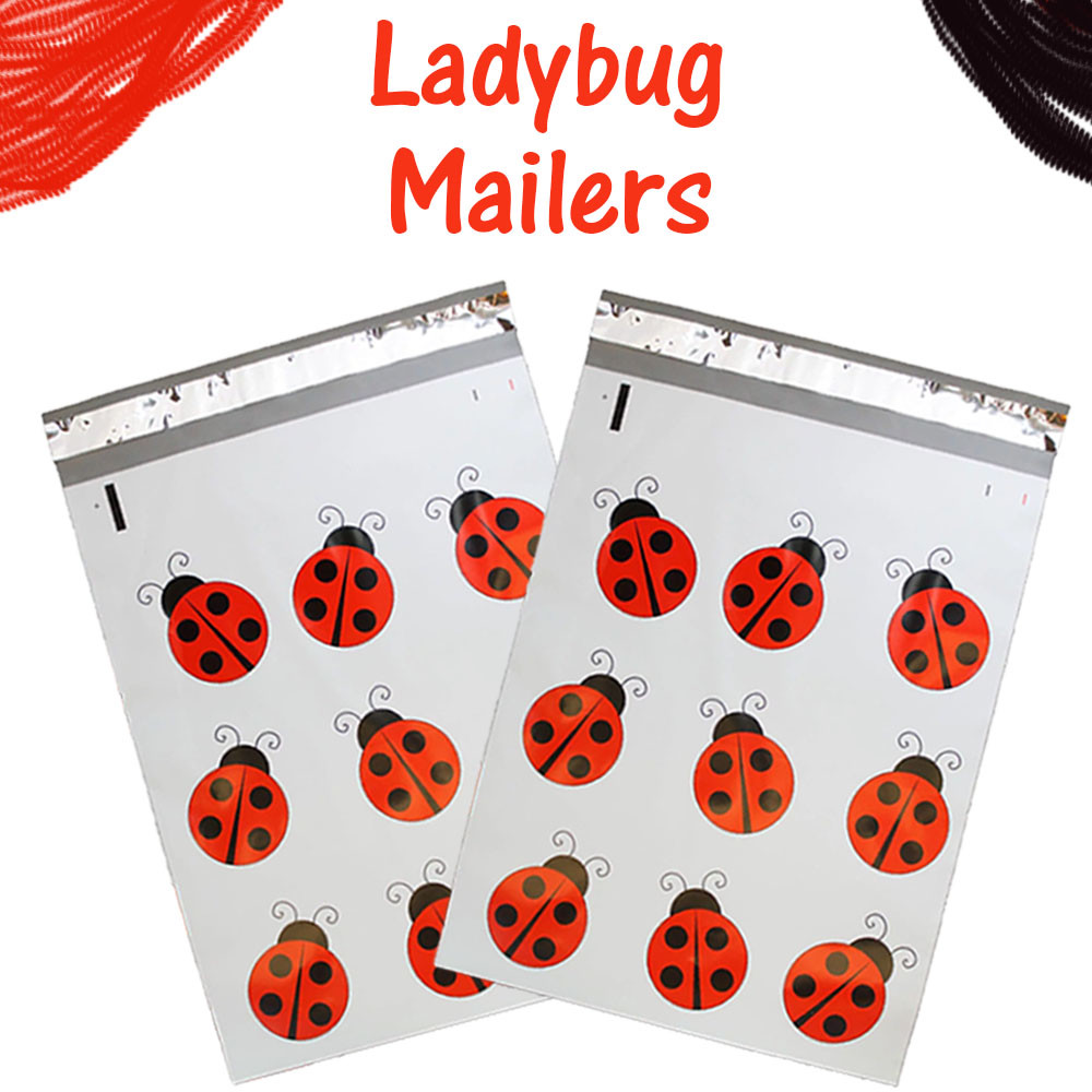 10×13 Poly Mailers, Bees, Flag, Lips, Bugs,Quality Flat Shipping Envelopes Bags!