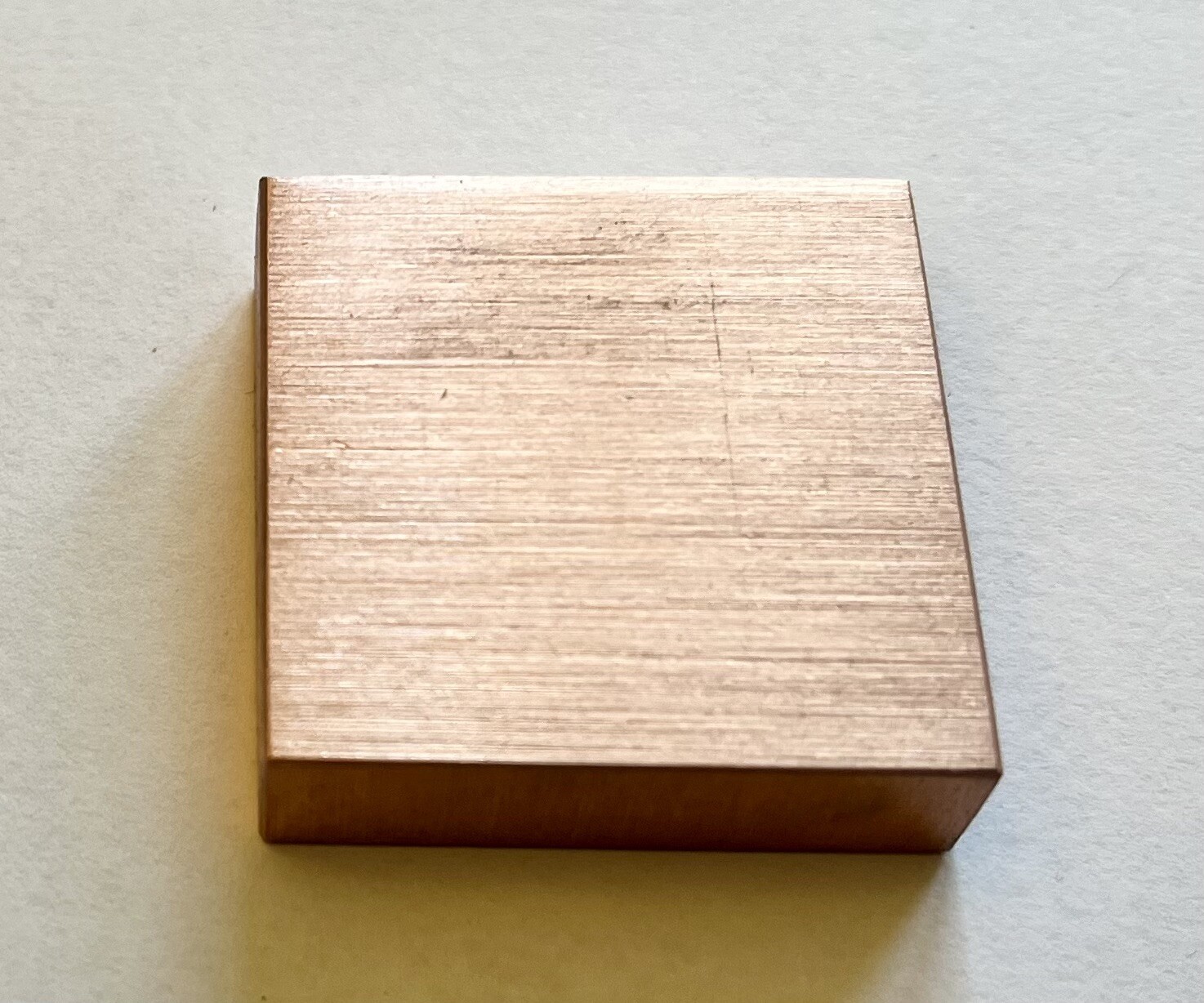 3/8” COPPER 110 PLATE 1-1/4” X 1-1/4”??.375” CU110 FLAT BAR 9.5mm SHEET??USA