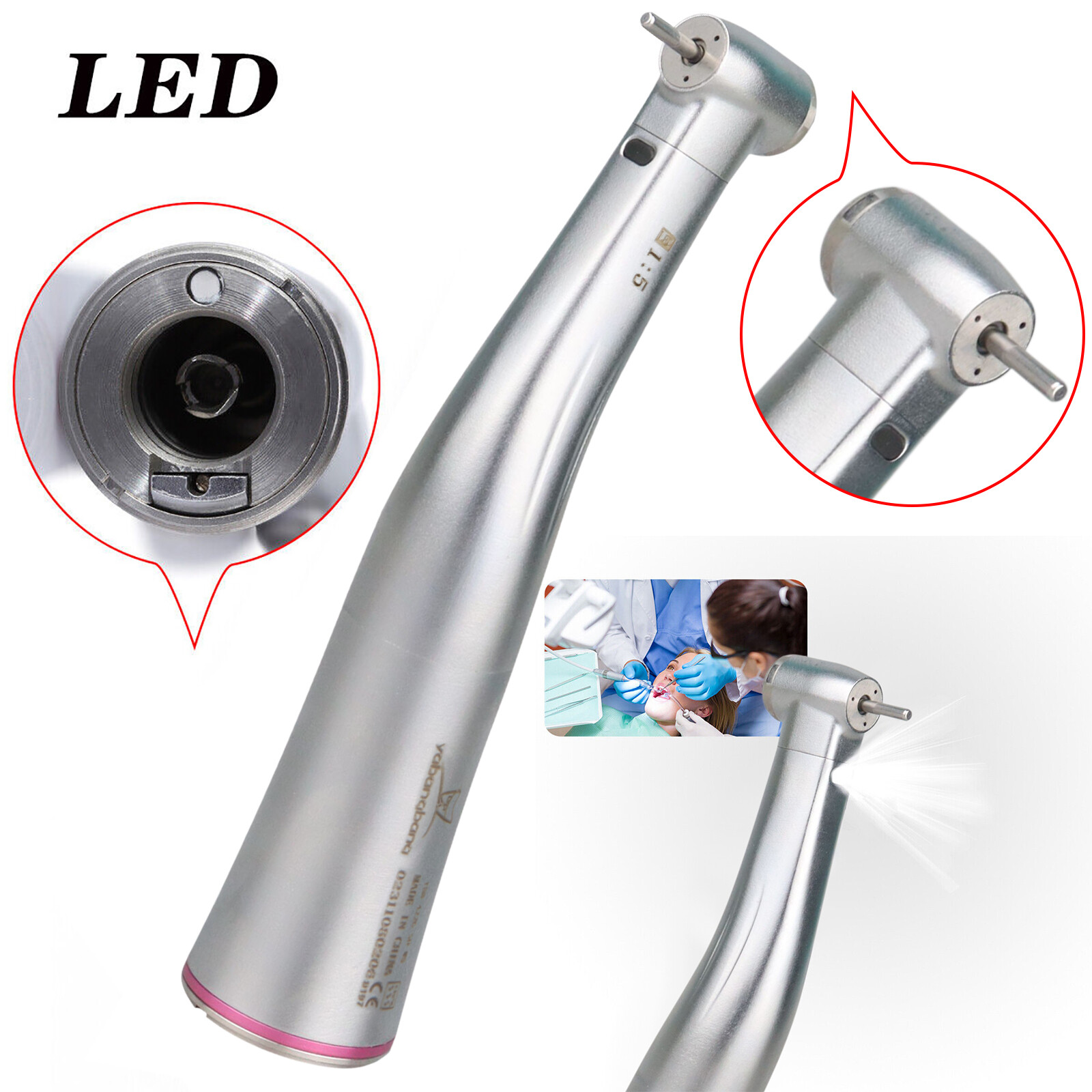 Dental KaV LUX M25L High Speed Handpiece 1:5 Electric Hand piece