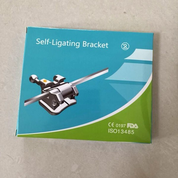Dental orthodontic active self-ligating bracket brace roth 022 345 hooks 20pcs