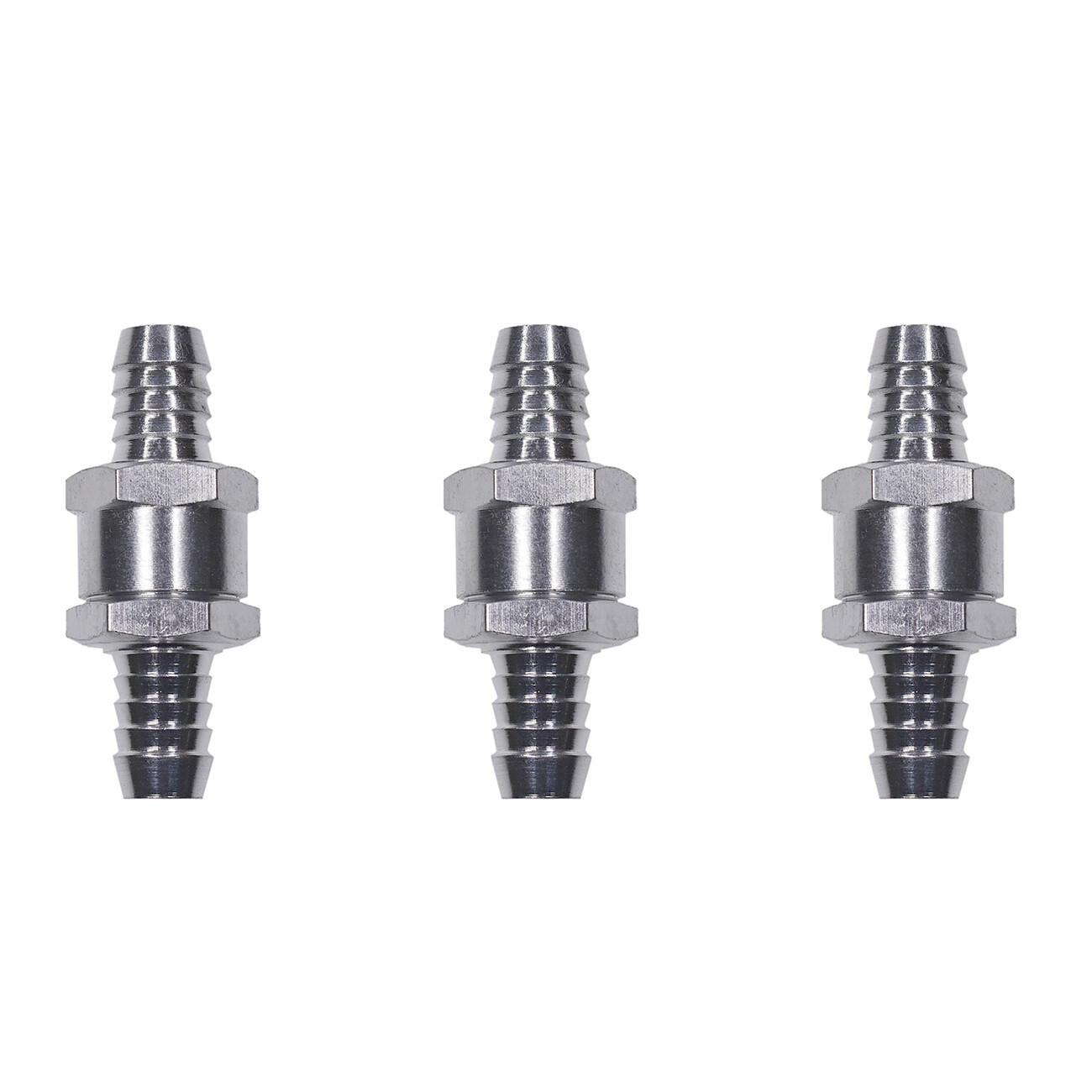 3pcs 10mm 3/8″ Non-Return One Way Air Fuel Oil Check Valve Diesel Gas Chrome