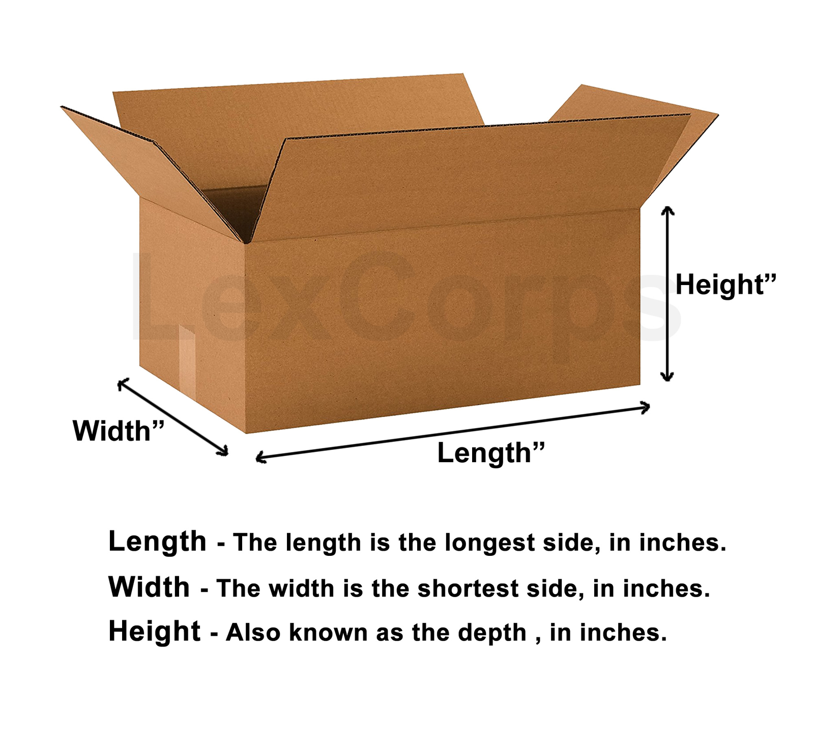 Multi-Depth Shipping Boxes ALL Sizes 32 ECT STRONG