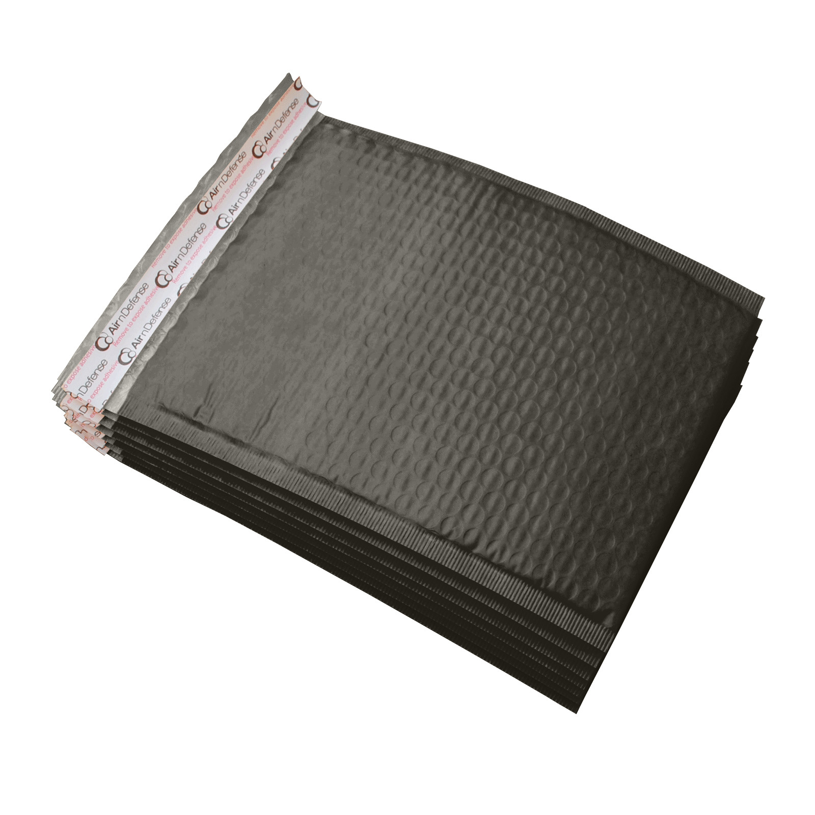 AirnDefense #2 8.5X12″ Black Poly Bubble Mailers Padded Envelope Shipping Pack