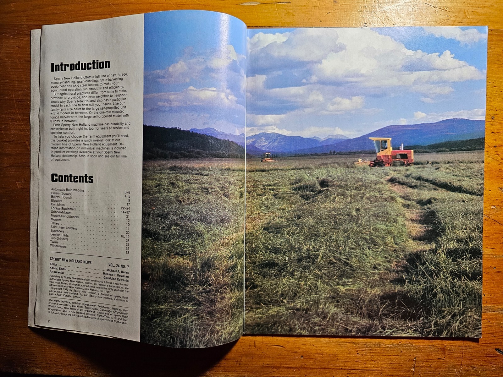 New Holland Equipment Buyer’s Guide Brochure Vol 24 No 7 6175157 1979