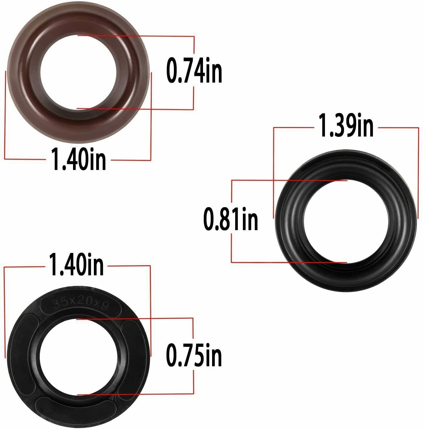 General Pump Kit 69 PACKING KIT 20mm Repair Kit for GP K69 Interpump Pressure