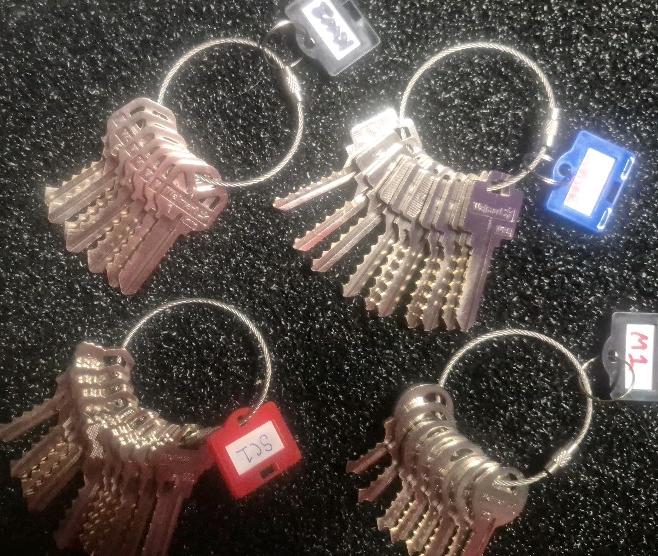 ? Space & Depth Keys Lot! 4 Sets! M1 + KW1 + SC1 + WR5 BUNDLE LOCKSMITH LOT ?