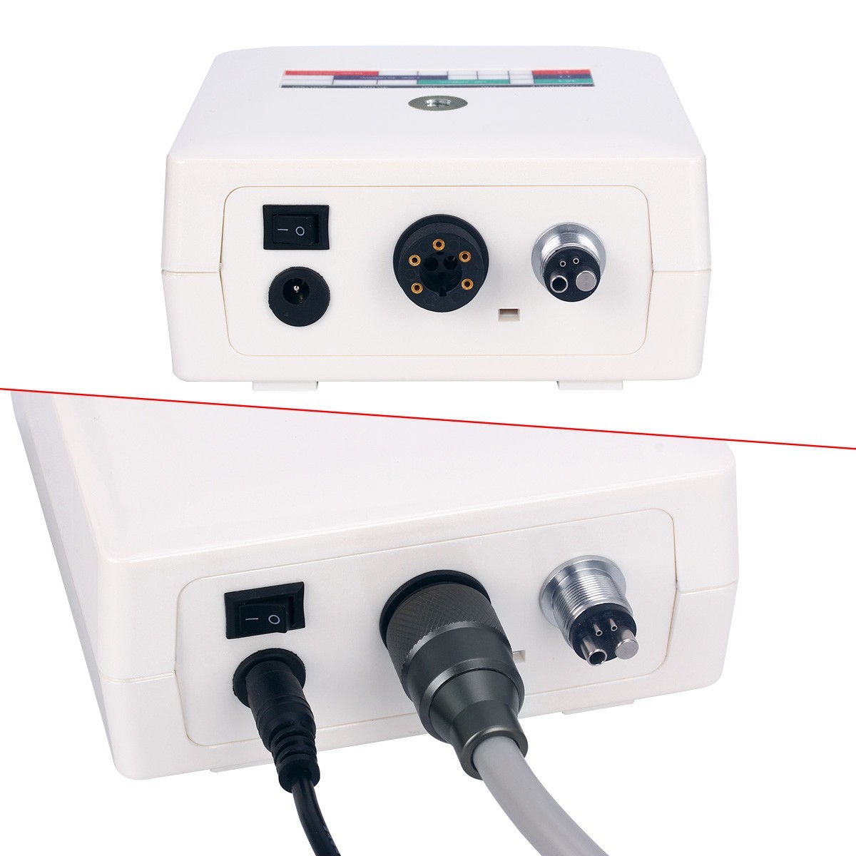 Dental Brushless LED Electric Micro Motor / 1:1 Fiber Optic Low Speed Handpiece