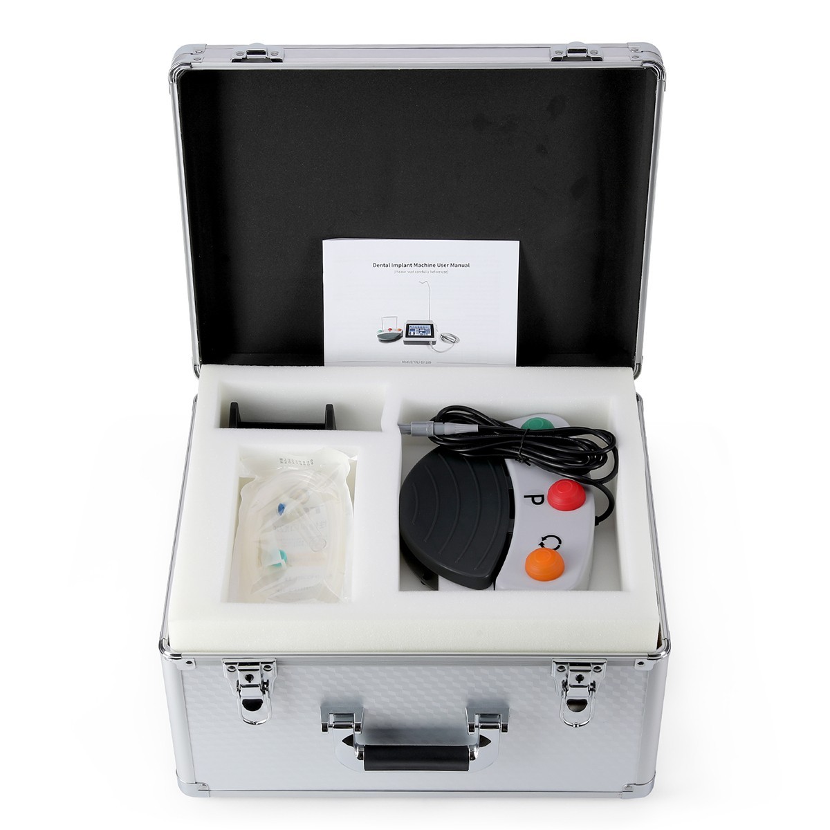 AZDENT Dental Surgical Implant Motor System Touch Screen 20:1 LED Contra Angle